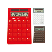 12 dígitos de doble panel solar calculadora de escritorio (LC291)